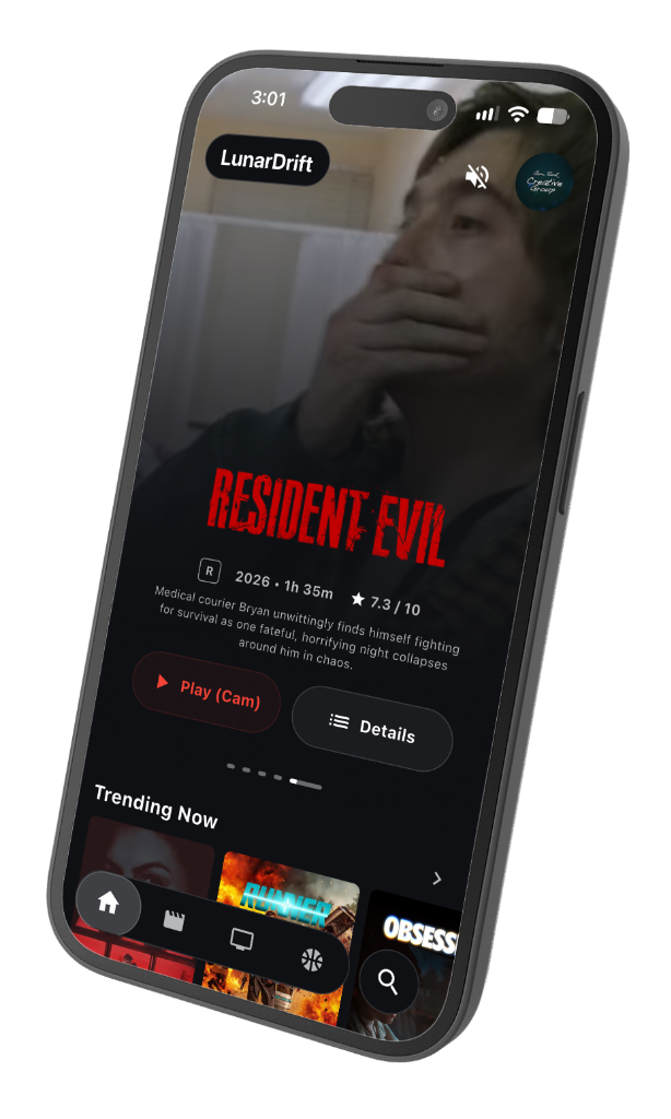 LunarDrift App Preview